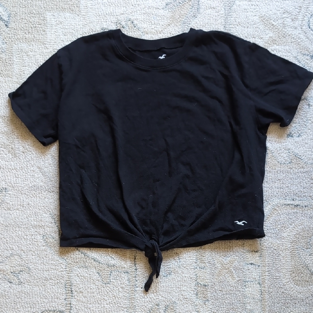 Black Knot-Front Women's Top
